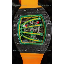 Richard Mille RM59-01 Genuine Tourbillon Movement in Black NTPT Carbon Casing