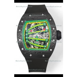 Richard Mille Super Clone RM59-01 Carbon NTPT Case Green Dial Swiss Replica Watch
