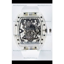 Richard Mille Super Clone 56-01 Transparent Sapphires Casing with Genuine Tourbillon Watch