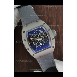 Richard Mille Super Clone RM055 Ceramic/Titanium Grey Casing with Genuine Tourbillon Watch 
