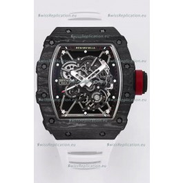 Richard Mille RM35-01 Rafael Nadal Carbon Fiber Casing with Genuine Tourbillon Super Clone Watch