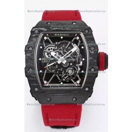 Richard Mille RM35-01 Rafael Nadal Carbon Fiber Casing with Genuine Tourbillon Super Clone Watch