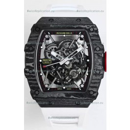 Richard Mille RM35-02 Rafael Nadal Carbon Fiber Casing with Genuine Tourbillon Super Clone Watch