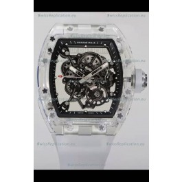 Richard Mille RM055 Transparent Sapphires Casing with Genuine Tourbillon Super Clone Watch