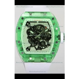 Richard Mille RM055 Transparent Sapphires Casing with Genuine Tourbillon Super Clone Watch
