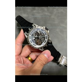 Roger Dubuis Super Clone Excalibur Spider Flying Tourbillon Skeleton Titanium Casing 45MM