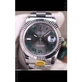 Rolex Datejust Wimbledon Cal.3235 Movement Swiss Watch - Ultimate 904L Steel 41MM