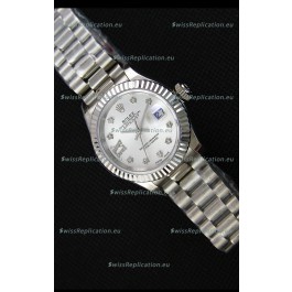 Rolex Datejust Ladies Star Diamonds Markers Swiss Watch CAL.2236 Movement 1:1 Mirror Replica