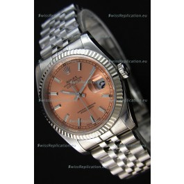 Rolex Datejust 36MM Cal.3135 Movement Swiss Replica Champange Dial Jubilee Strap - Ultimate 904L Steel Watch 