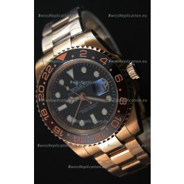 Rolex GMT Masters II 126715CHNR Everose Gold Swiss Replica 1:1 Mirror Watch