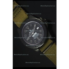Rolex Submariner Stealth MK IV PVD Swiss Replica Watch Black Hour Markers
