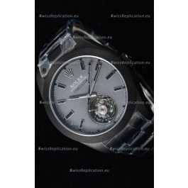 Rolex Milgauss LABELNOIR Tourbillon Swiss Replica Watch PVD Coated Case