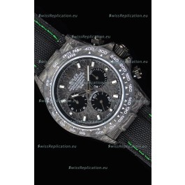 Rolex Daytona DiW Forged Cabon Casing 1:1 Mirror Replica with Nylon Strap 