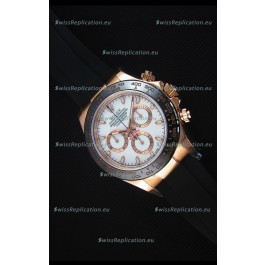 Rolex Daytona 116515 Everose 1:1 Mirror Replica White Dial Watch 
