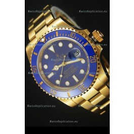 Rolex Submariner 16618 Gold Ceramic Bezel Replica 1:1 Watch with Swiss 3135 Movement