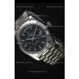 Rolex Day-Date Stainless Steel Replica Watch 40MM 2836-2 Swiss Movement