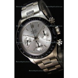 Rolex Daytona Vintage Steel Dial Swiss Replica Watch - 904L Steel Watch 