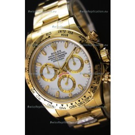Rolex Cosmograph Daytona 116508 Yellow Gold Original Cal.4130 Movement - Improved Ultimate 904L Steel Watch