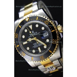 Rolex Submariner Date Ceramic Two Tone 116613 - Replica 1:1 Mirror - Ultimate 904L Steel Watch 
