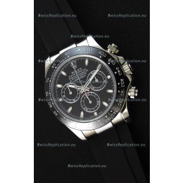 Rolex Cosmograph Daytona Black Dial Original Cal.4130 Movement - Ultimate 904L Steel Watch