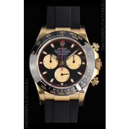 Rolex Daytona 116508 Yellow Gold Original Cal.4130 Movement - 1:1 Mirror 904L Steel Watch