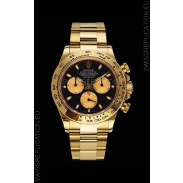 Rolex Daytona 116508 Yellow Gold Original Cal.4130 Movement - 1:1 Mirror 904L Steel Watch