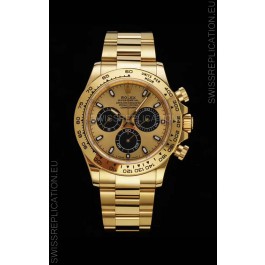 Rolex Daytona 116508 Yellow Gold Original Cal.4130 Movement - 1:1 Mirror 904L Steel Watch
