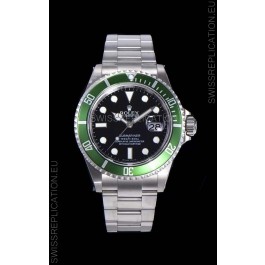 Rolex Submariner 50th Anniversary "Kermit" Swiss Replica Watch 904L Steel Casing