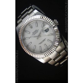 Rolex Datejust Japanese Replica Watch - Grey Dial in 41MM with Oyster Strap