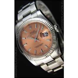 Rolex Datejust Japanese Replica Watch - Champange Dial in 36MM with Oyster Strap