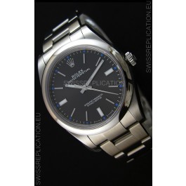 Rolex Oyster Perpetual Japanese Replica Watch - Black Dial in 39MM Casing