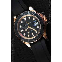 Rolex Yachtmaster Everrose Gold Japanese Replica Watch - 40MM