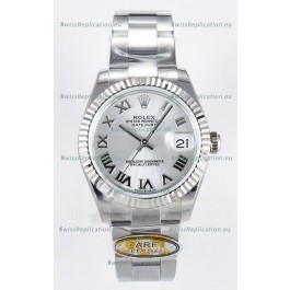 Rolex Super Clone Datejust ETA 2688 Movement 31MM Stainless Steel Case Steel Roman Dial Watch