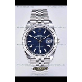 Rolex Datejust Cal.3235 Movement 1:1 Mirror Replica 904L Steel 41MM - Blue Fluted Motif Dial