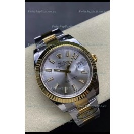 Rolex Datejust M126333 41MM ETA3235 72 Hours Power Steel Dial Oyster 1:1 Mirror Replica Yellow Gold 904L Steel