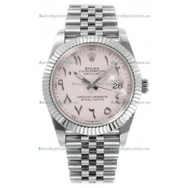 Rolex Datejust M126300 41MM ETA3235 Pink Arabic Dial - 904L Steel Casing 