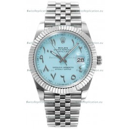 Rolex Datejust M126300 41MM ETA3235 Tiffany Blue Arabic Dial - 904L Steel Casing 