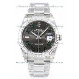 Rolex Datejust 126330 Wimbledon 41MM ETA3235 Grey Dial 72 Hours Power 1:1 Mirror Replica