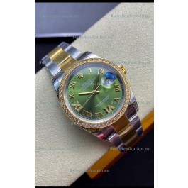 Rolex Datejust 126283RBR-0012 36MM Swiss 1:1 Mirror Replica in 904L Green Dial