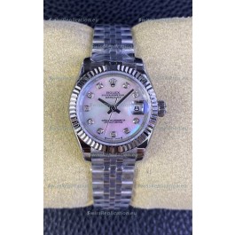 Rolex Datejust 28MM Swiss Watch in 904L Pearl Dial - 1:1 Mirror Replica 