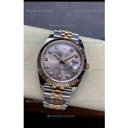 Rolex Datejust Cal.3235 Movement 1:1 Mirror Replica 904L Steel 41MM - Two Tone Rose Gold 