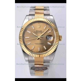 Rolex Datejust 126333 41MM Cal.3235 Swiss 1:1 Mirror Replica Watch in 904L Gold Dial