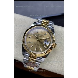 Rolex Datejust 126333 41MM Cal.3235 Swiss 1:1 Mirror Replica Watch in 904L Gold Dial
