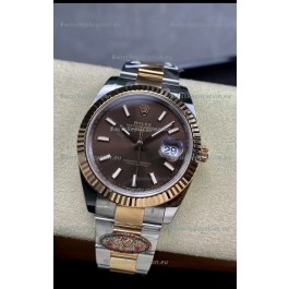 Rolex Datejust 126331 41MM ETA 3235 Swiss 1:1 Mirror Replica Watch in Rose Gold 904L Steel