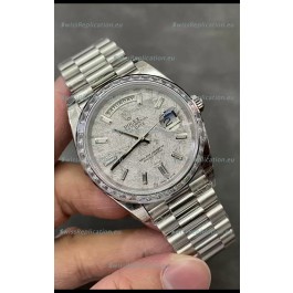 Rolex Day Date Presidential Stainless Steel Meteorite Dial Watch 40MM - 1:1 Mirror Quality