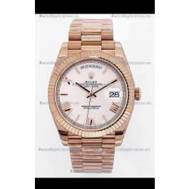 Rolex Day Date Presidential 18K Rose Gold Watch 40MM - Olive Green Dial 1:1 Mirror Quality