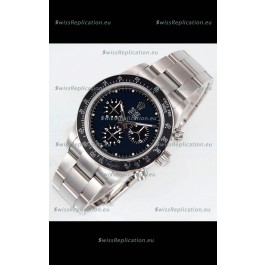 Rolex Daytona Super Clone BLAKEN Paul Newman Black Dial Swiss Replica Watch - 4130 Movement