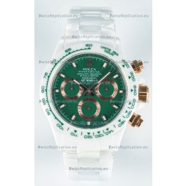 Rolex Daytona AET Remould Dark Green Dial Full Ceramic Strap Watch in Cal.4130 Movement