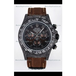 Rolex Daytona Super Clone DiW Edition Carbon Fiber Watch in Brown Dial - Cal.4130 Movement