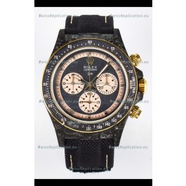 Rolex Daytona Super Clone DiW Edition Carbon Fiber Watch in Grey Dial - Cal.4130 Movement